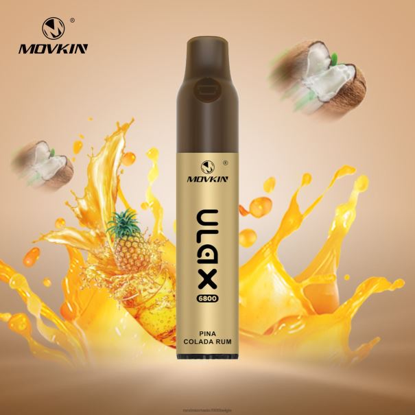 RandM Movkin Ulax 6800 (keramische spoel) oplaadbaar wegwerpvape-pod-apparaat Pina Colada-rum - RandM vape Antwerpen L0D2B63