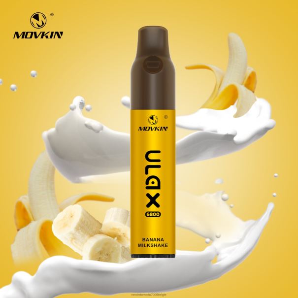RandM Movkin Ulax 6800 (keramische spoel) oplaadbaar wegwerpvape-pod-apparaat bananen milkshake - RandM tornado vape smaken L0D2B65