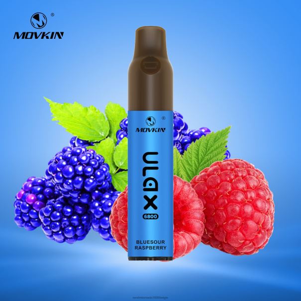 RandM Movkin Ulax 6800 (keramische spoel) oplaadbaar wegwerpvape-pod-apparaat blauwzure framboos - RandM vape België L0D2B68