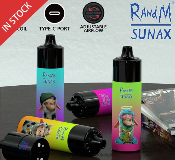 RandM Sunax 21000 vervangbaar vape-apparaat voor luchtstroomregeling 1 st grapefruit-ijs - RandM tornado vape smaken L0D2B275