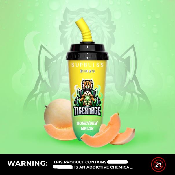RandM Supbliss Bingo 8000 vape pod-apparaat 1 st Honing meloen - RandM tornado Belgium L0D2B257