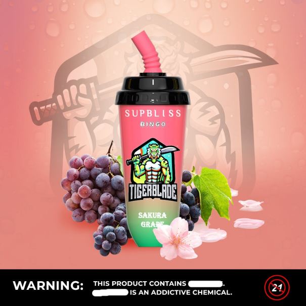 RandM Supbliss Bingo 8000 vape pod-apparaat 1 st Sakura-druif - RandM vapes bestellen L0D2B261