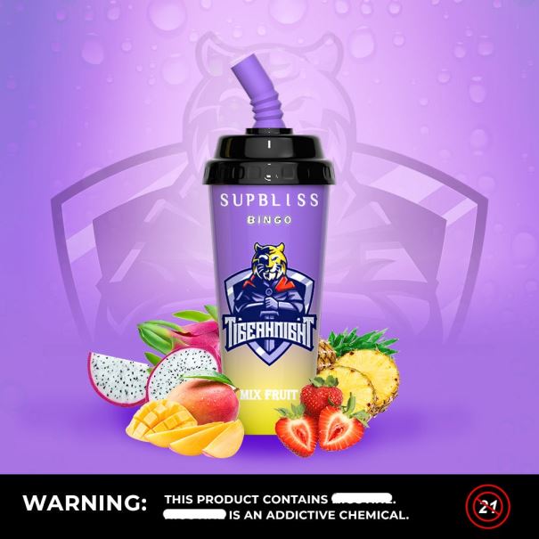 RandM Supbliss Bingo 8000 vape pod-apparaat 1 st fruit mengen - RandM vape België L0D2B258