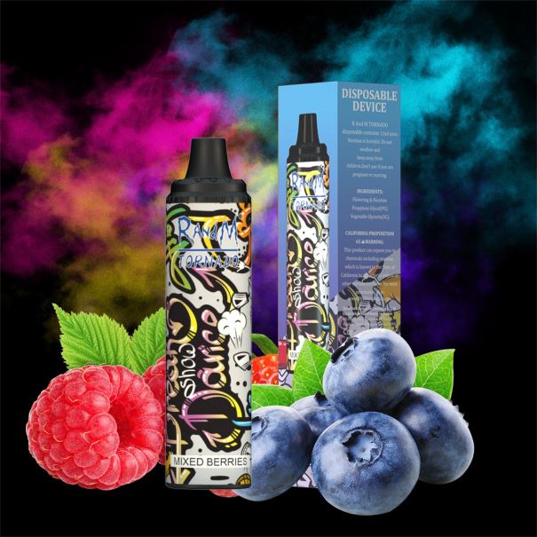 RandM Tornado 6000 luchtstroomregeling vape pod-apparaat 1 st gemixte bessen - RandM vapes bestellen L0D2B291