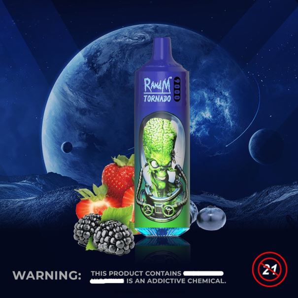 RandM Tornado 9000 vape pod-apparaat 1pc versie 2 gemixte bessen - RandM vapes bestellen L0D2B141