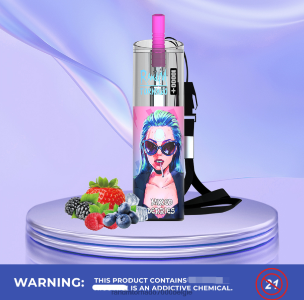 RandM Tornado 10000 plus luchtstroomregeling vape-apparaat 1 st dr blauw - RandM tornado prijs L0D2B84
