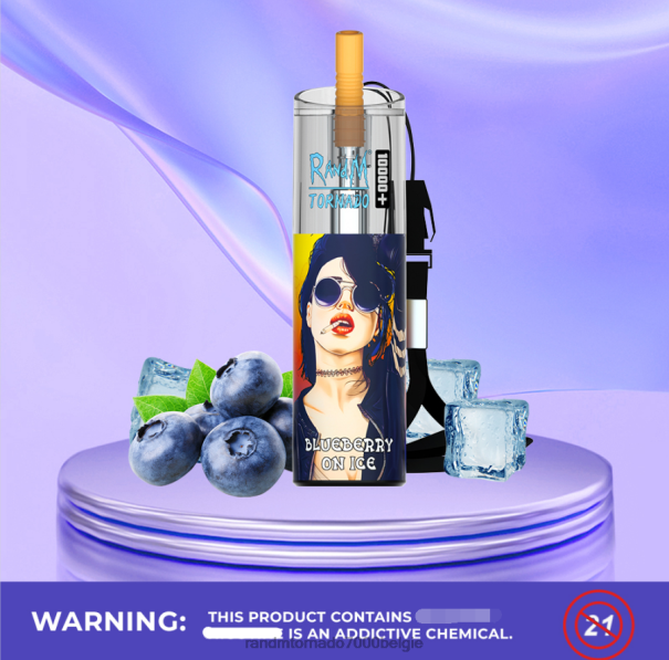 RandM Tornado 10000 plus luchtstroomregeling vape-apparaat 1 st roze limonade - RandM tornado Belgium L0D2B77