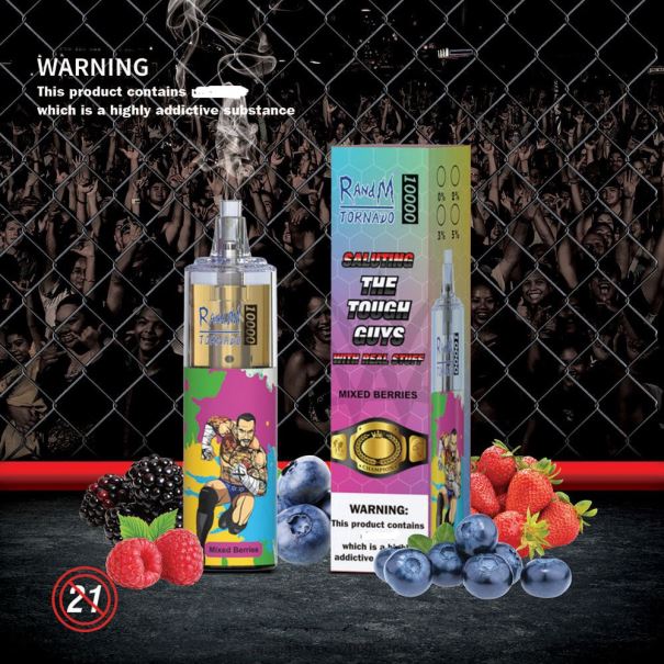 RandM Tornado 10000 luchtstroomregeling vape-apparaat 1 st gemixte bessen - RandM tornado vape smaken L0D2B105