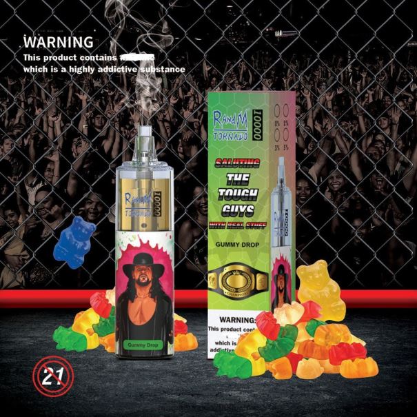 RandM Tornado 10000 luchtstroomregeling vape-apparaat 1 st gomachtige druppel - RandM vape 9000 Belgie L0D2B106