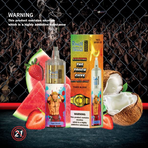 RandM Tornado 10000 luchtstroomregeling vape-apparaat 1 st mango-passievrucht - RandM tornado Belgium L0D2B117