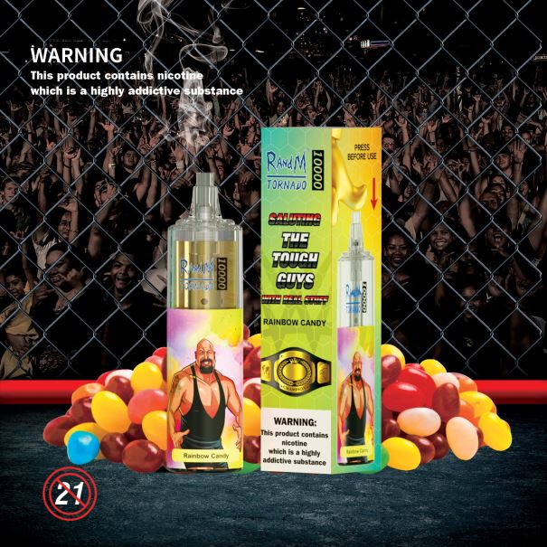 RandM Tornado 10000 luchtstroomregeling vape-apparaat 1 st mango-passievrucht - RandM tornado Belgium L0D2B117
