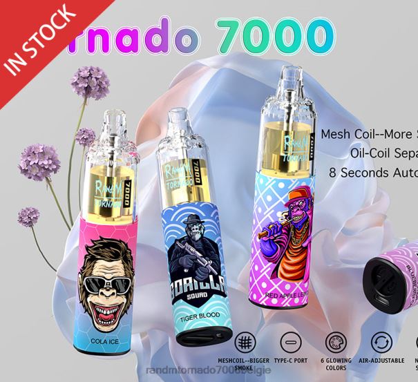 RandM Tornado 7000 vape-apparaat met luchtstroomregeling 1 st frisse munt - RandM tornado prijs L0D2B164