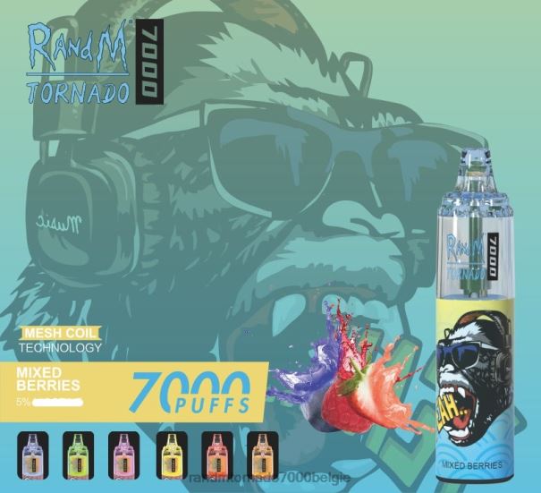 RandM Tornado 7000 vape-apparaat met luchtstroomregeling 1 st frisse munt - RandM tornado prijs L0D2B164