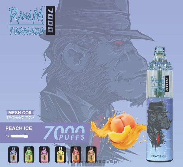 RandM Tornado 7000 vape-apparaat met luchtstroomregeling 1 st frisse munt - RandM tornado prijs L0D2B164