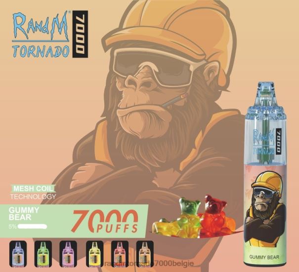 RandM Tornado 7000 vape-apparaat met luchtstroomregeling 1 st frisse munt - RandM tornado prijs L0D2B164