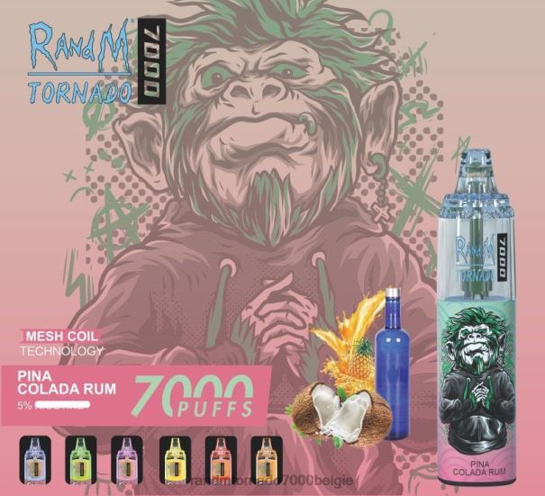 RandM Tornado 7000 vape-apparaat met luchtstroomregeling 1 st frisse munt - RandM tornado prijs L0D2B164