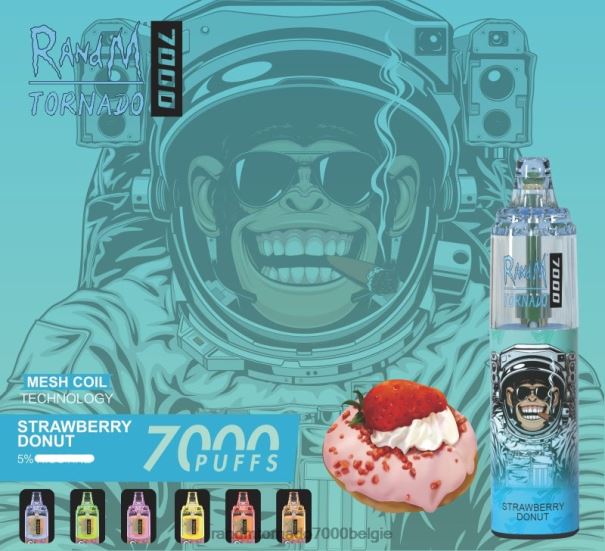 RandM Tornado 7000 vape-apparaat met luchtstroomregeling 1 st frisse munt - RandM tornado prijs L0D2B164
