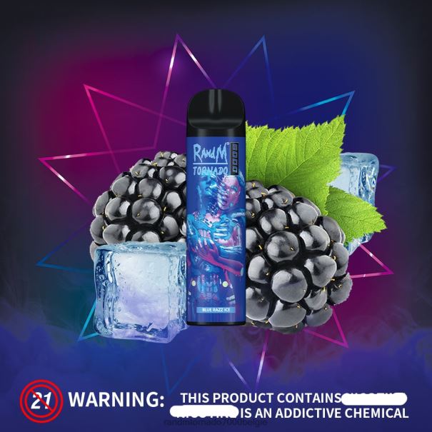 blauw razz-ijs