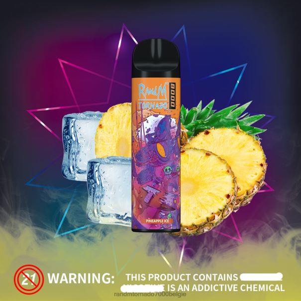 RandM Tornado 8000 vape-apparaat met luchtstroomregeling 1 st meloen ijs - RandM tornado prijs L0D2B244