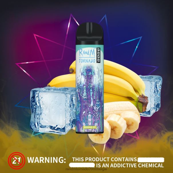 RandM Tornado 8000 vape-apparaat met luchtstroomregeling 1 st meloen ijs - RandM tornado prijs L0D2B244