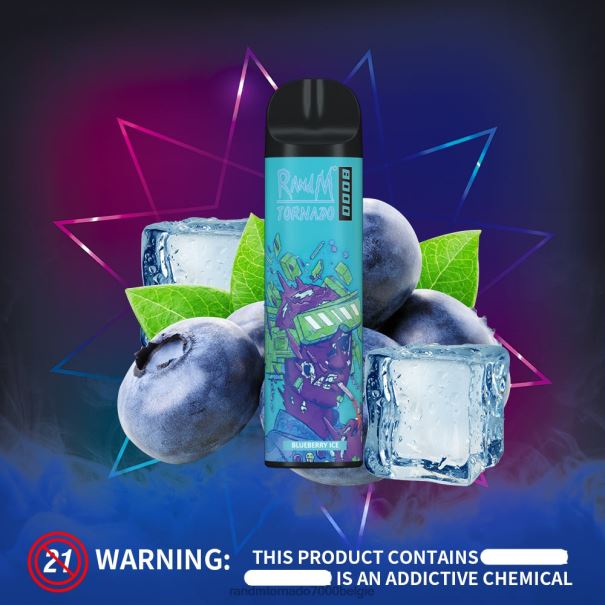 RandM Tornado 8000 vape-apparaat met luchtstroomregeling 1 st meloen ijs - RandM tornado prijs L0D2B244