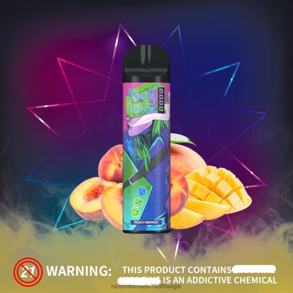 RandM Tornado 8000 vape-apparaat met luchtstroomregeling 1 st zure appel - tornado vape België L0D2B240