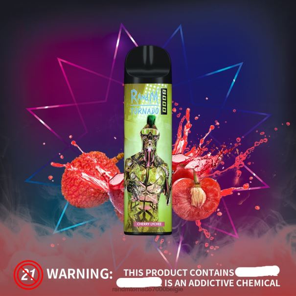 RandM Tornado 8000 vape-apparaat met luchtstroomregeling 1 st zure appel - tornado vape België L0D2B240