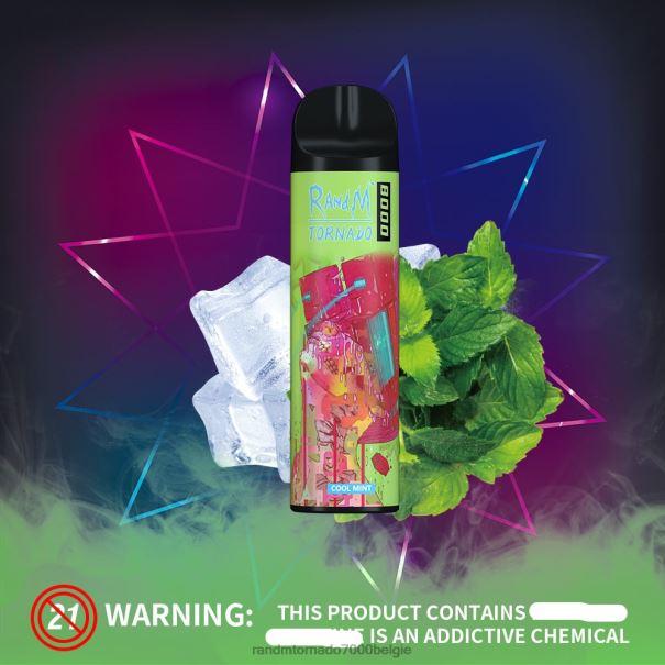 RandM Tornado 8000 vape-apparaat met luchtstroomregeling 1 st zure appel - tornado vape België L0D2B240