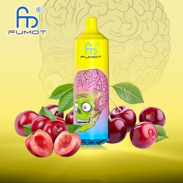 Fumot RandM Tornado 9000 pro vape-apparaat met batterij en ejuice-display versie 1 kers - RandM tornado Belgium L0D2B187