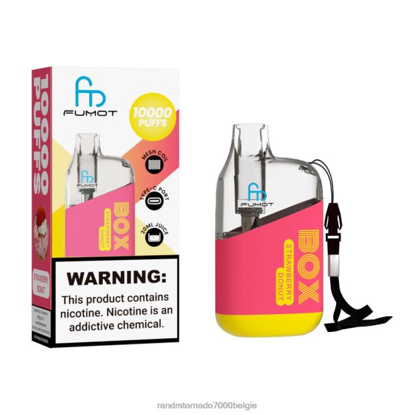 Fumot Original RandM Tornado Box 10000 luchtstroomregeling vape-apparaat 1 st aardbei donut - RandM tornado prijs L0D2B94