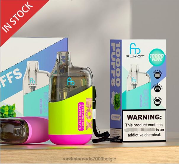 Fumot Original RandM Tornado Box 10000 luchtstroomregeling vape-apparaat 1 st aardbei watermeloen - RandM vape Antwerpen L0D2B93