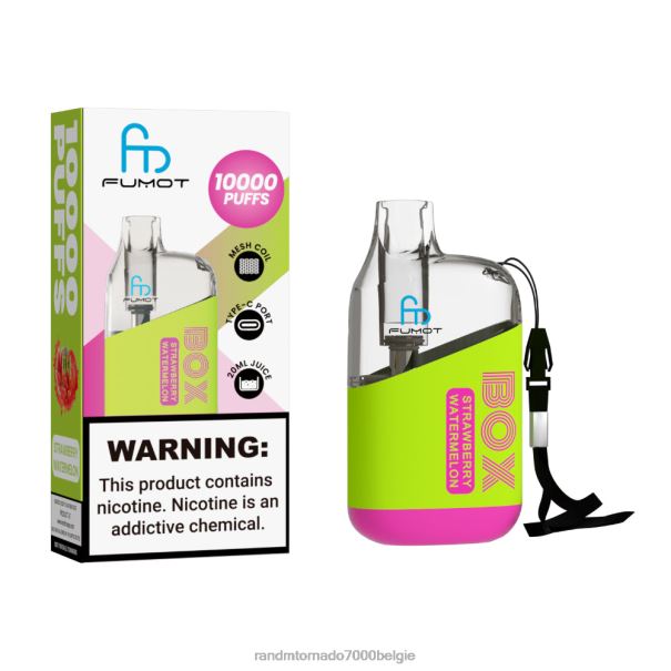 Fumot Original RandM Tornado Box 10000 luchtstroomregeling vape-apparaat 1 st zwart ijs - tornado vape kopen L0D2B99